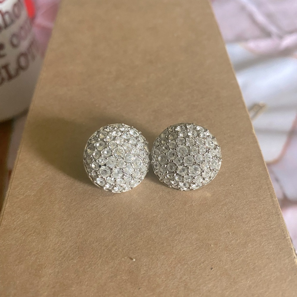 Vintage Swarovski Crystal Clip-On Earrings